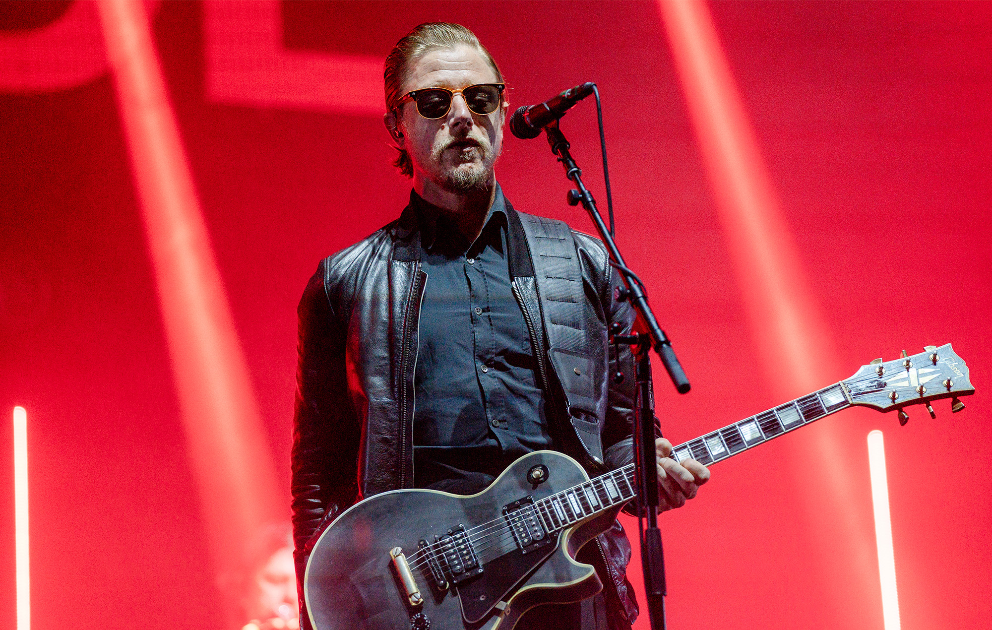 Interpol performing on tour